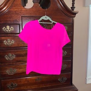 Amanda Uprichard short sleeve top pink S